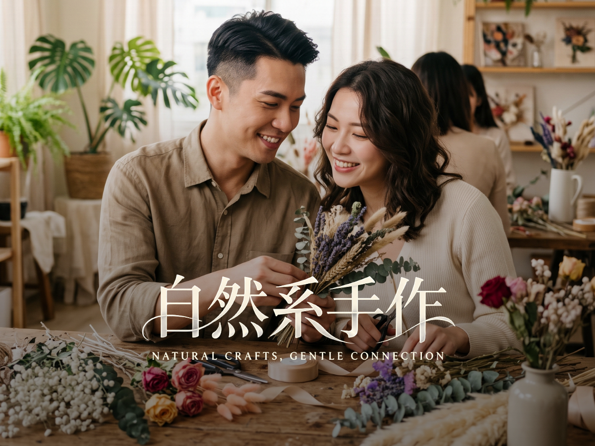 花漾心動 │ 永生花浮游瓶手作午茶派對