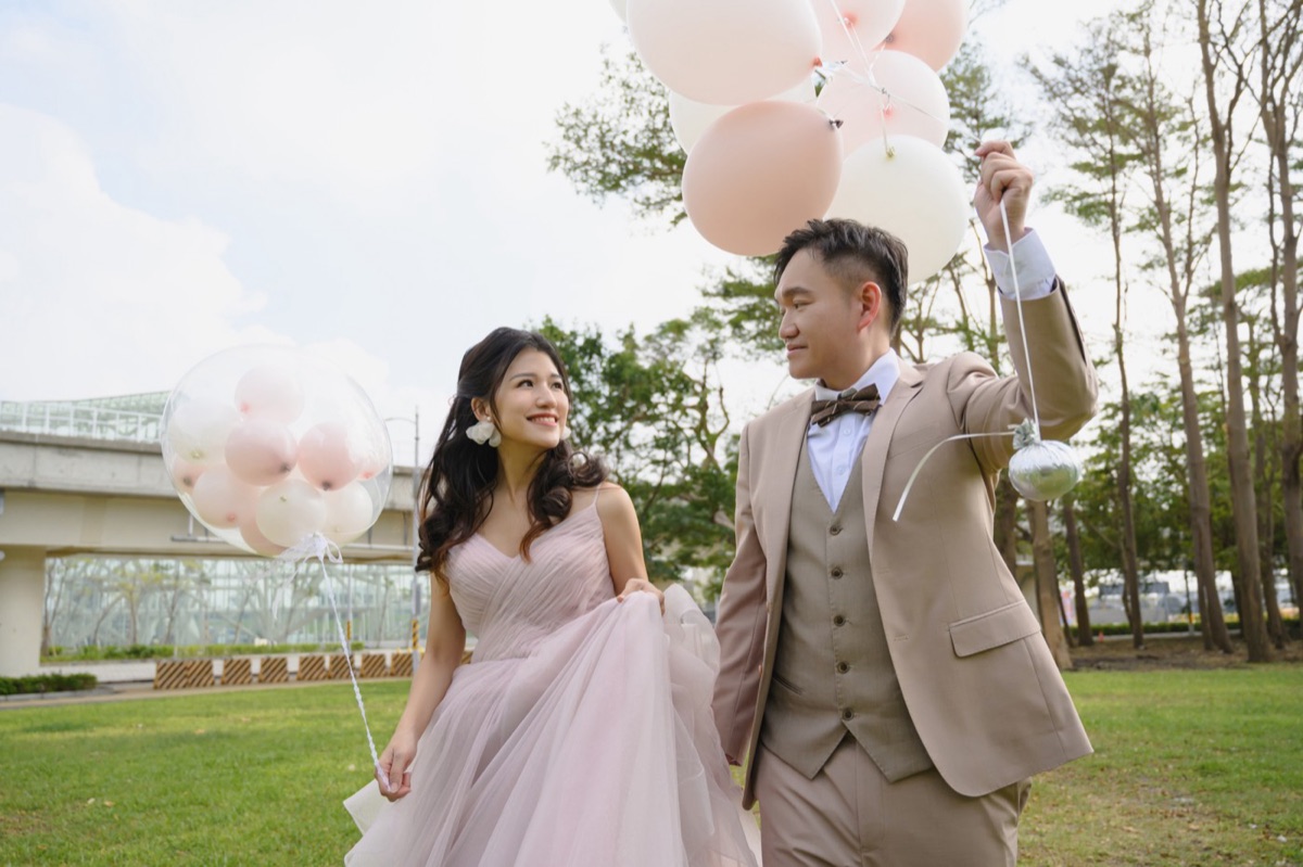 坤川&夢妮的婚紗照